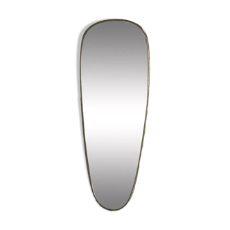 Gold mirror rearview mirror and free form from the 50s