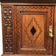 English Renaissance style oak cabinet