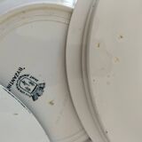 6 assiettes terre de fer Saint-Amand Hamage – décor Byzantin