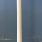 Lampadaire vintage blanc style Guzzini Space Age Mid-Century