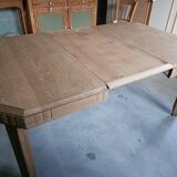 Renovated Art Deco dining table with extension.
