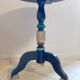 Turned wooden pedestal table