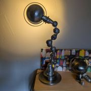 Atypical restored Jielde industrial lamp
