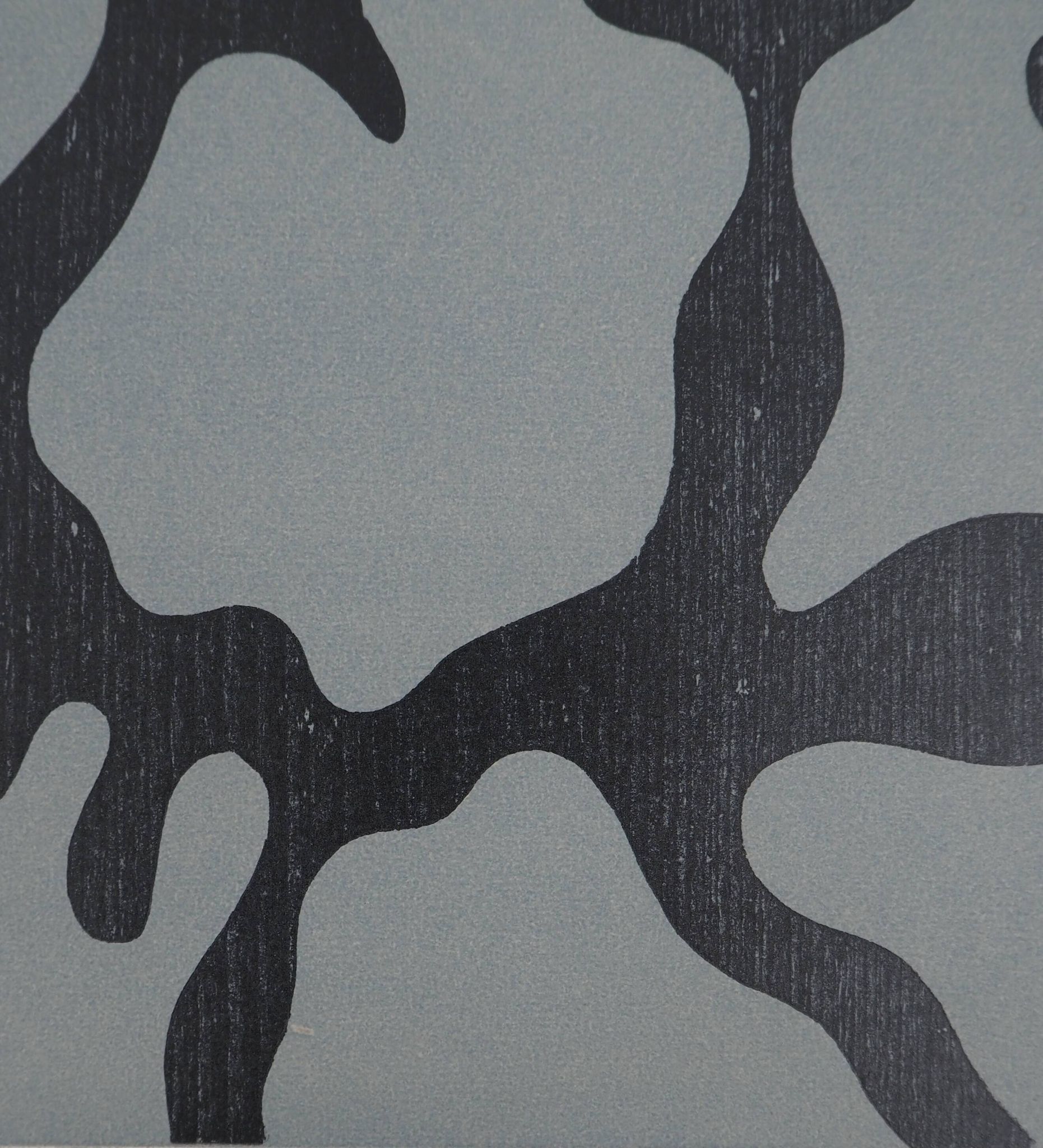 Jean arp : relief i - bois gravé original