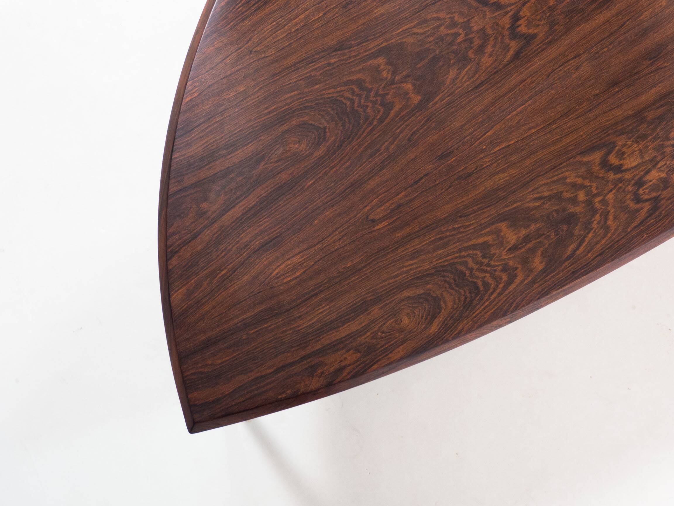 Table basse CF Christensen en palissandre par Johannes Andersen