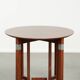 Table d'appoint/café ronde au design Art Déco