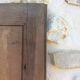 Paire de portes d'armoire ancienne en bois