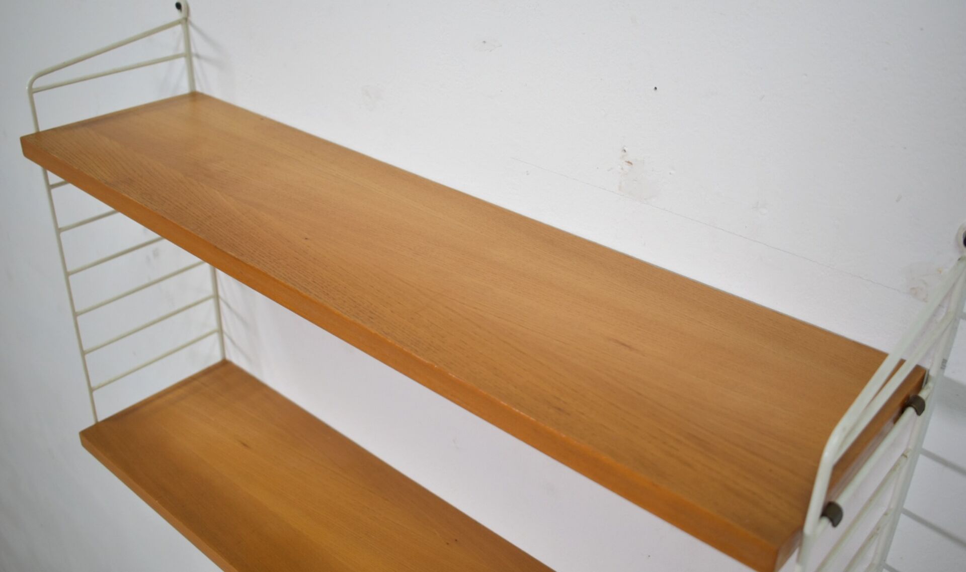 String wall shelf by kajsa & Nisse Strinning  1960s Scandinavian