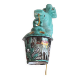 Ceramic Seahorse Lantern from Vietri Sul Mare, Italy 1960S.