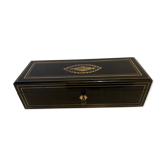 Blackened wooden glove box Napoleon III