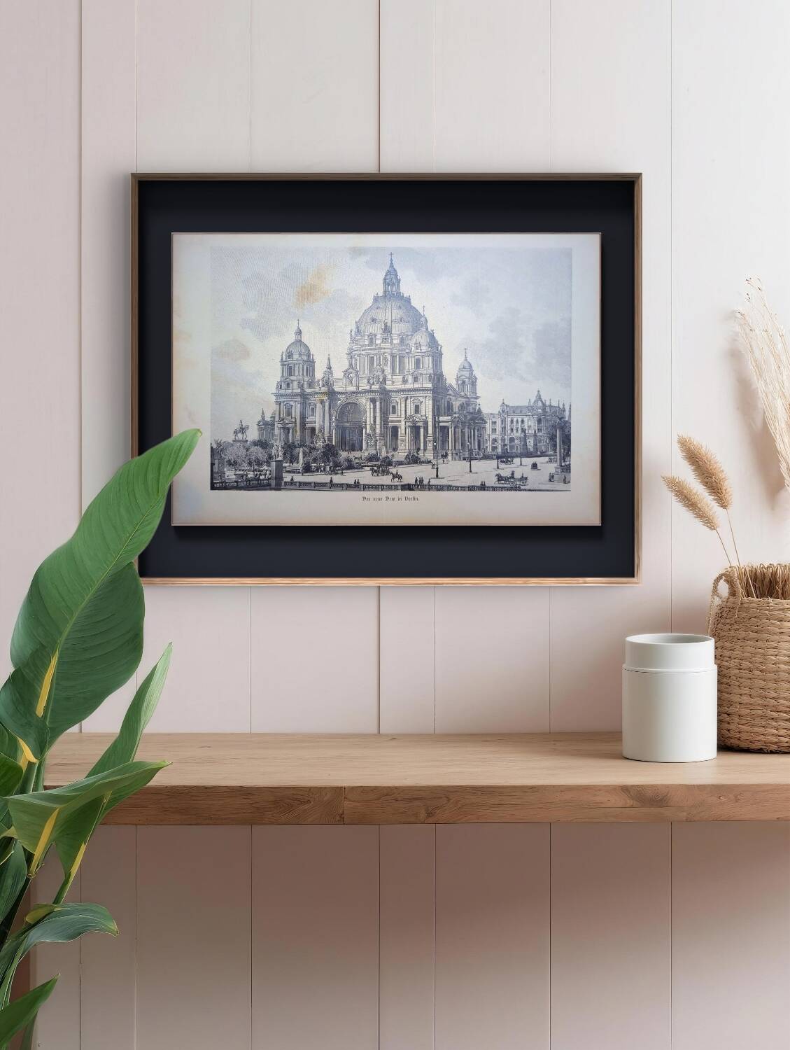 The Berlin Cathedral. Engraving printed in 1897.