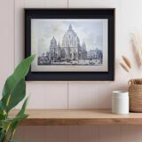 The Berlin Cathedral. Engraving printed in 1897.