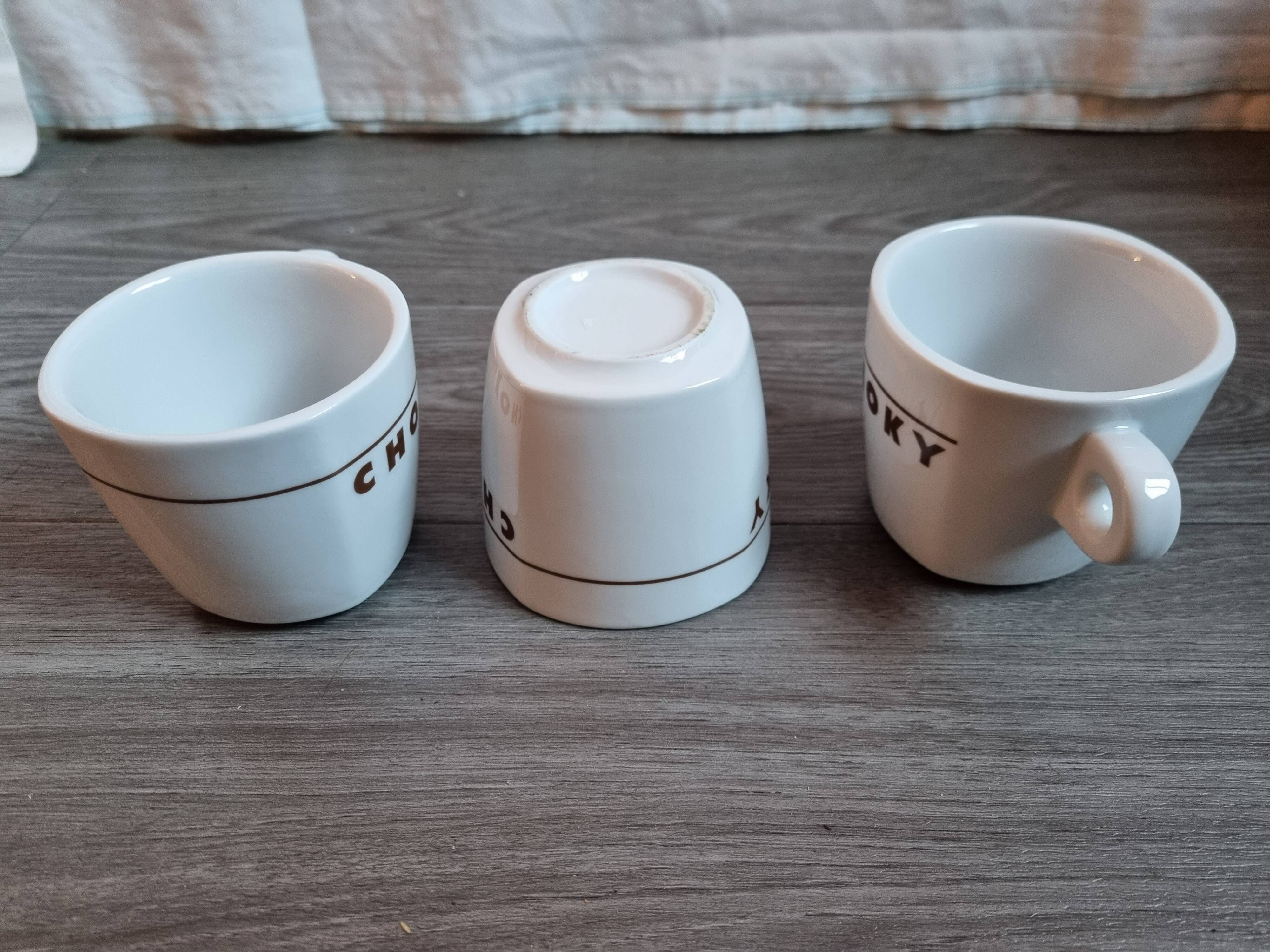 3 cups Choky, chocolate