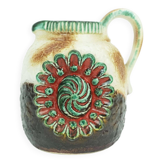 Dumler & breiden mid century vase jug model 53/21 relief decor