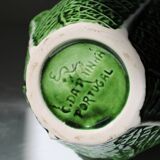 Service of cabbage cups barbotine Caldas da Rainha, Portugal