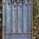 Solid gate, garden iron, H227x110cm, old, exterior door