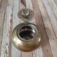 Antique brass pocket ashtray