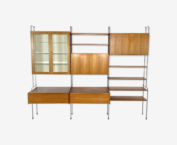 Vintage omnia wall unit by ernst dieter hilker, 1960s
