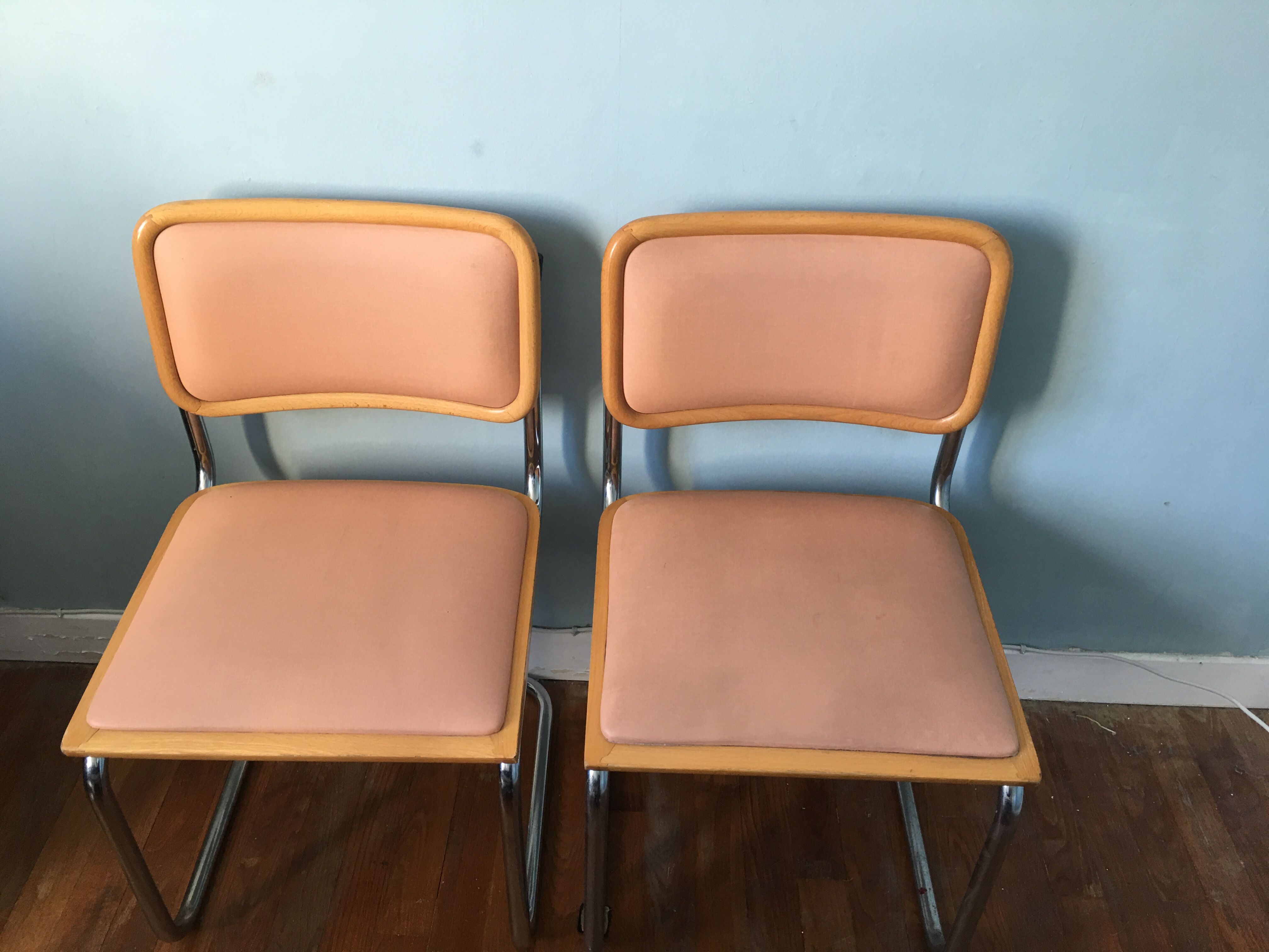 2 Cesca B32 chairs by Marcel Breuer
