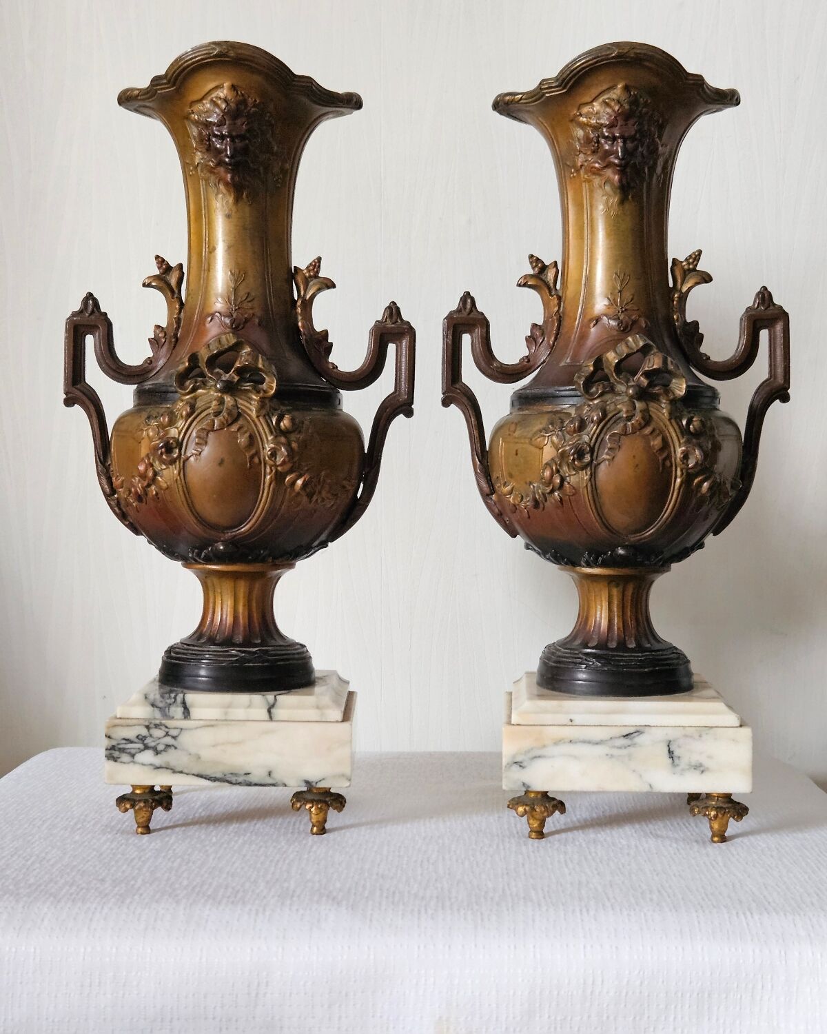 Pair of antique decorative vases