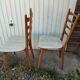 Lot de 2 chaises Gaston poisson vintage