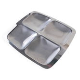 Plateau d'apéritif, design italien, années 1970, fabriqué en Italie