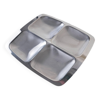 Plateau d'apéritif, design italien, années 1970, fabriqué en Italie