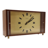 Mid Century Teak Desk Clock by Kienzle International