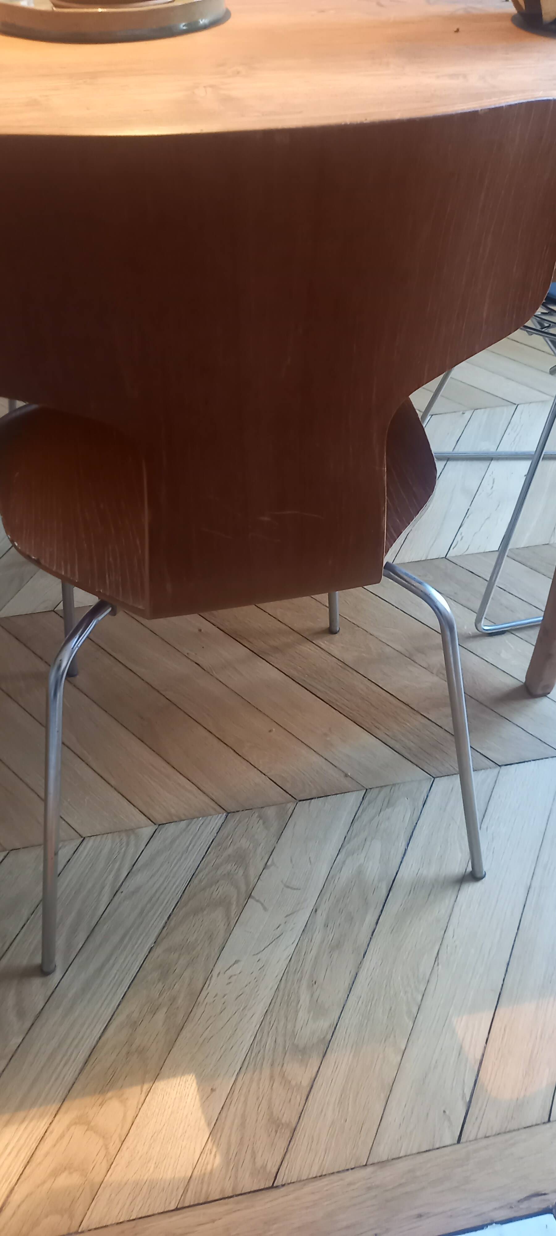 Lot de 4 Chaises Arne Jacobsen modèle Hammer