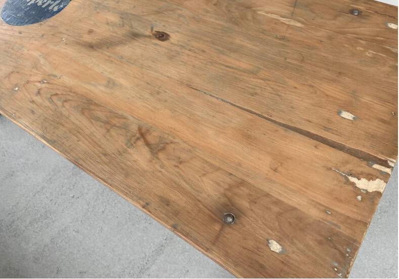 brasserie table - folding wooden guinguette