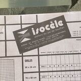 Max Sauze design table, rectangular bedside model, published by Isocèle