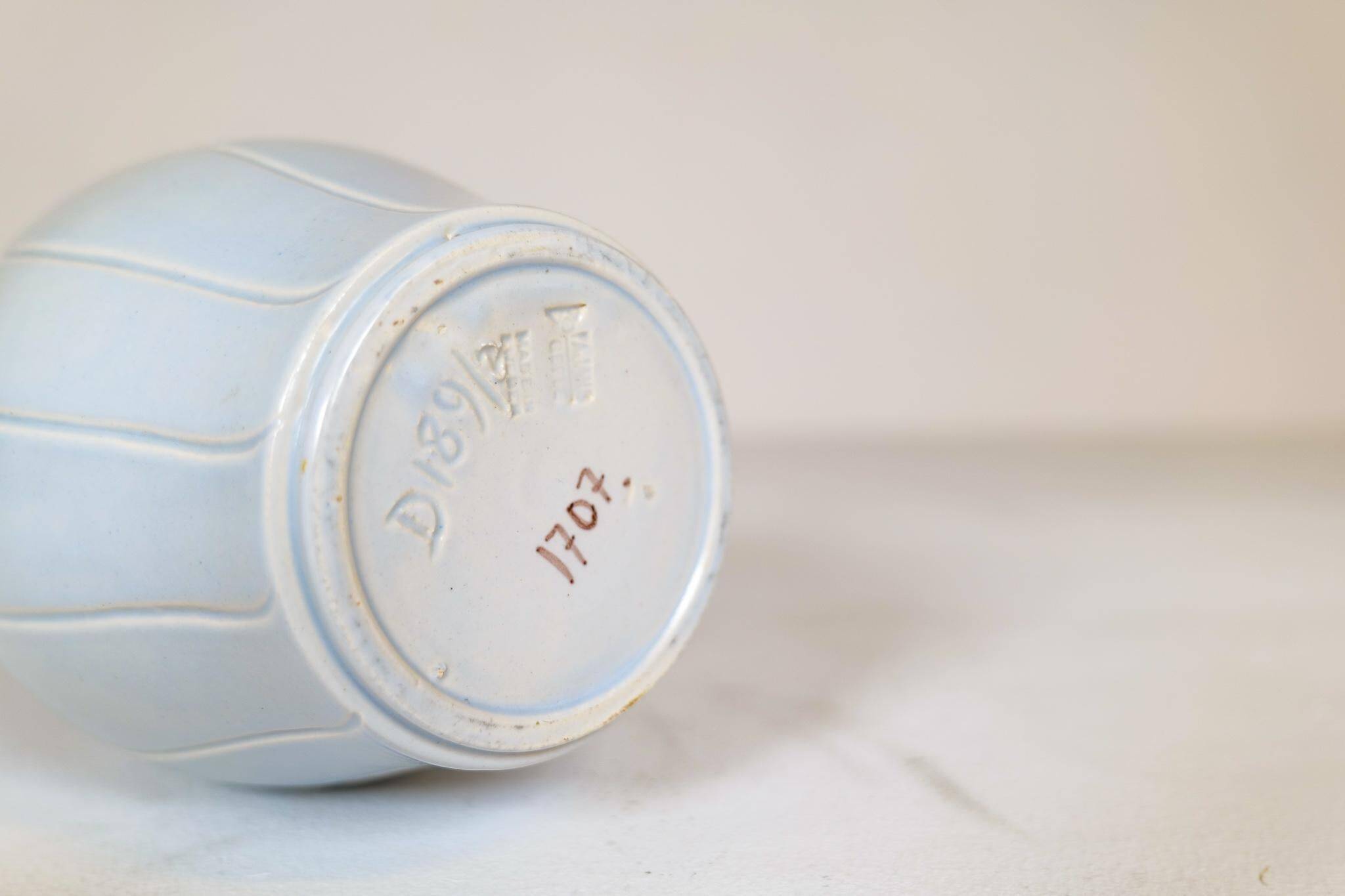 Art Deco ceramic vase Bo Fajans Ewald Dahlskog, Sweden, 1937