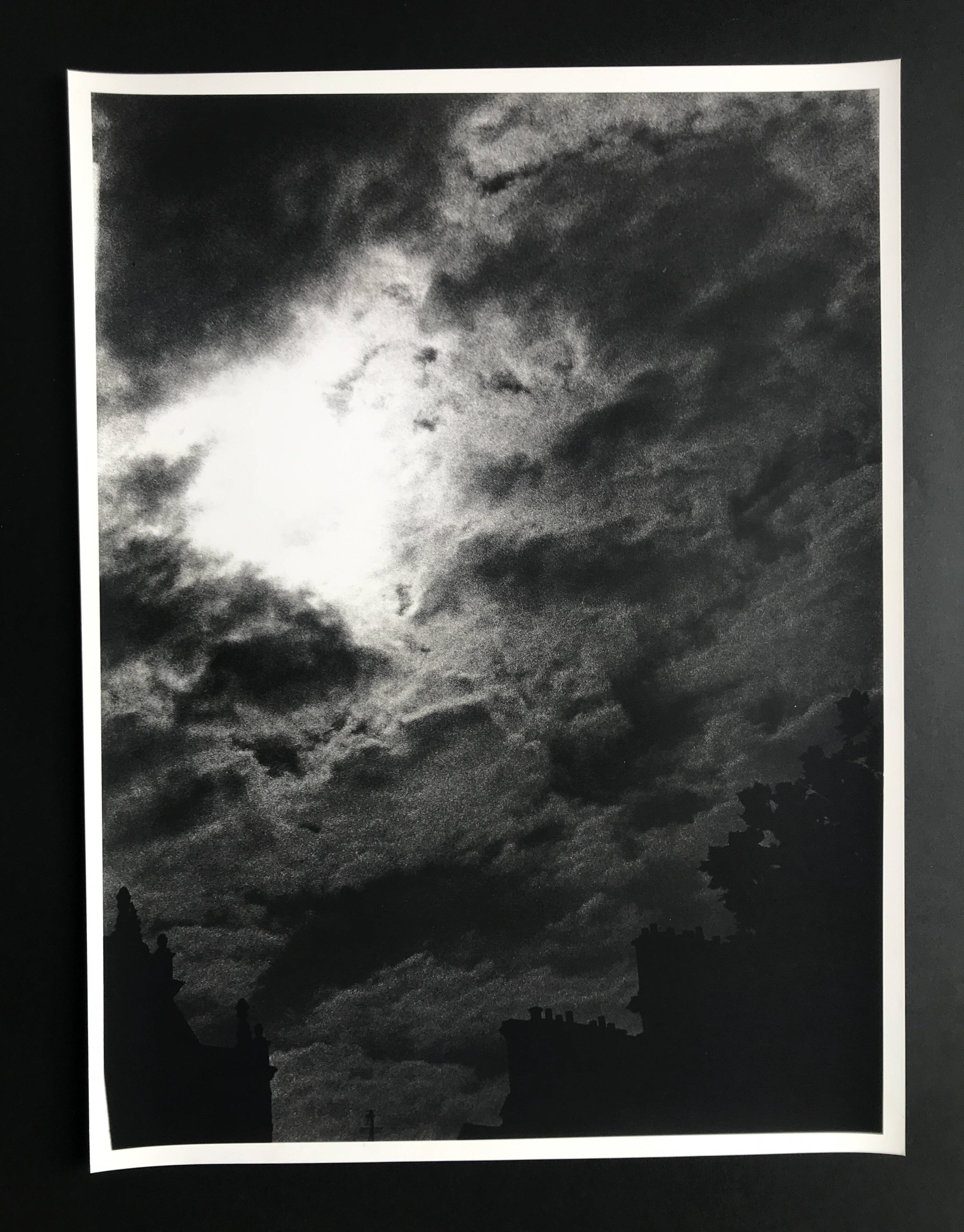 Rosine nusimovici, untitled (cloud ii), c 1980. black and white silver print