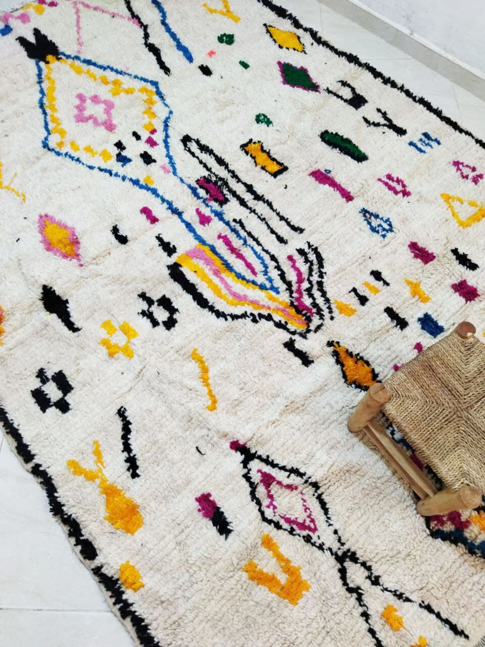 Moroccan berber carpet 297x192cm