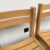 Sornay 80s beech chairs