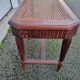 Louis XVI piano bench braided rattan