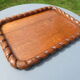 Solid wood tray from the 1940s-50s.
