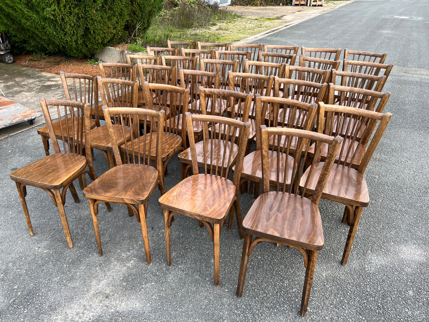 Set of 34 Baumann chairs