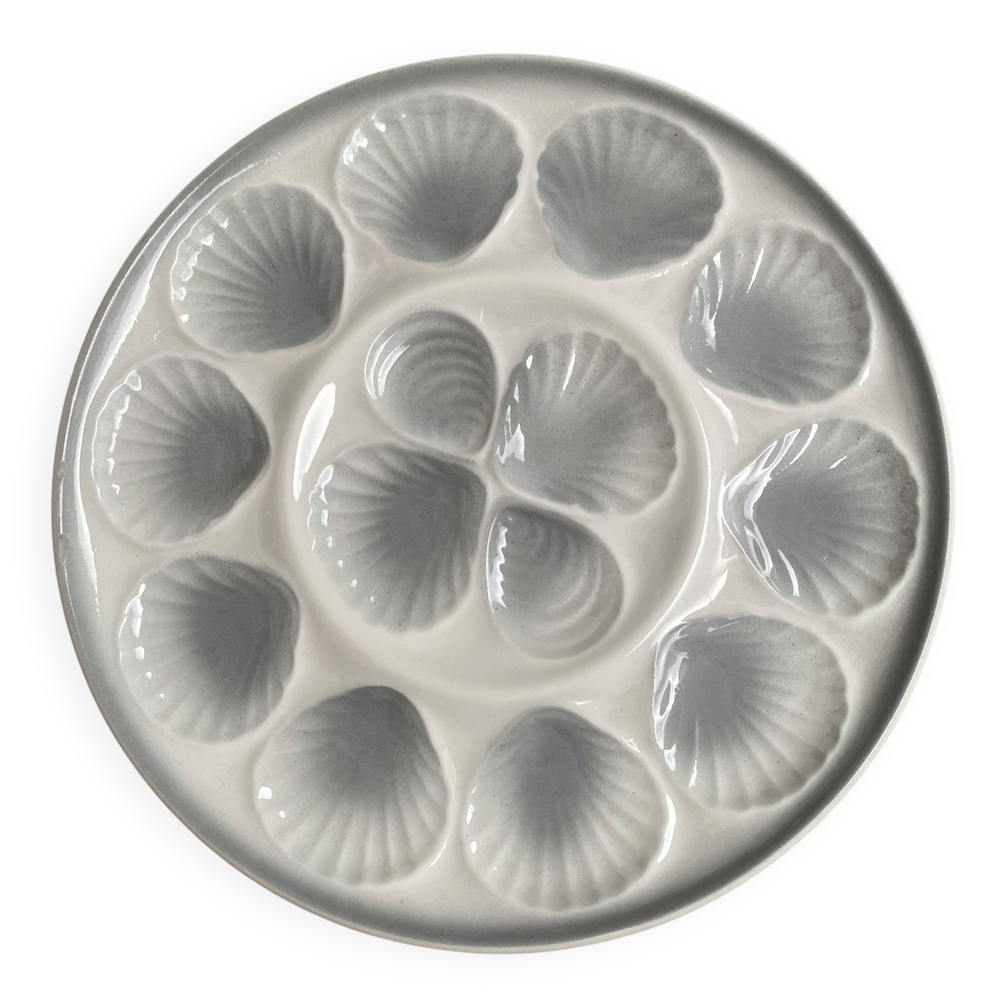 Large oyster plate Moulin des loups Orchies