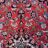 Ancient Persian Kashan carpet, handmade, 131 cm x 205 cm, 1920s.