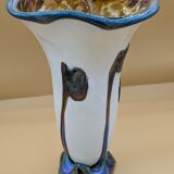 Biot vase blown by Jean Claude Novaro