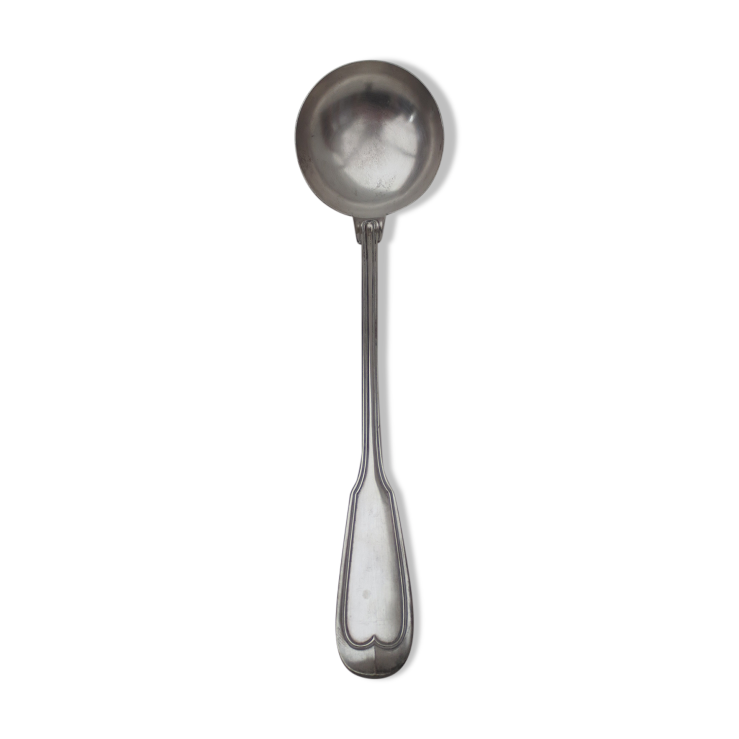 Old silver ladle classic decoration of 33cm