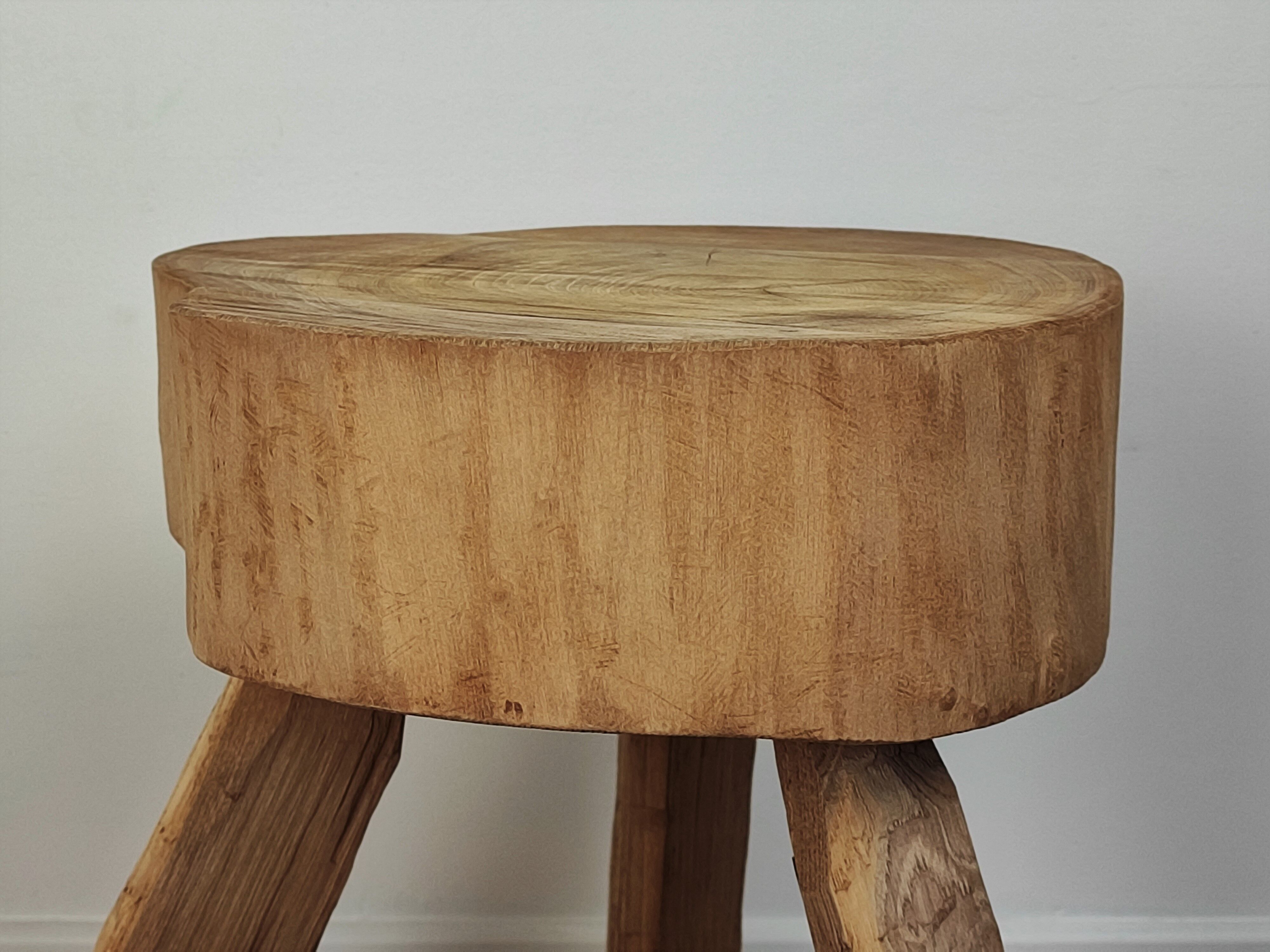 Brutalist tripod stool