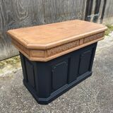Solid oak counter