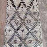 Moroccan Talsint rug white - 177 x 340 cm