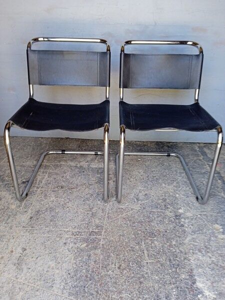 Pair of design chairs B33 epoch 1970