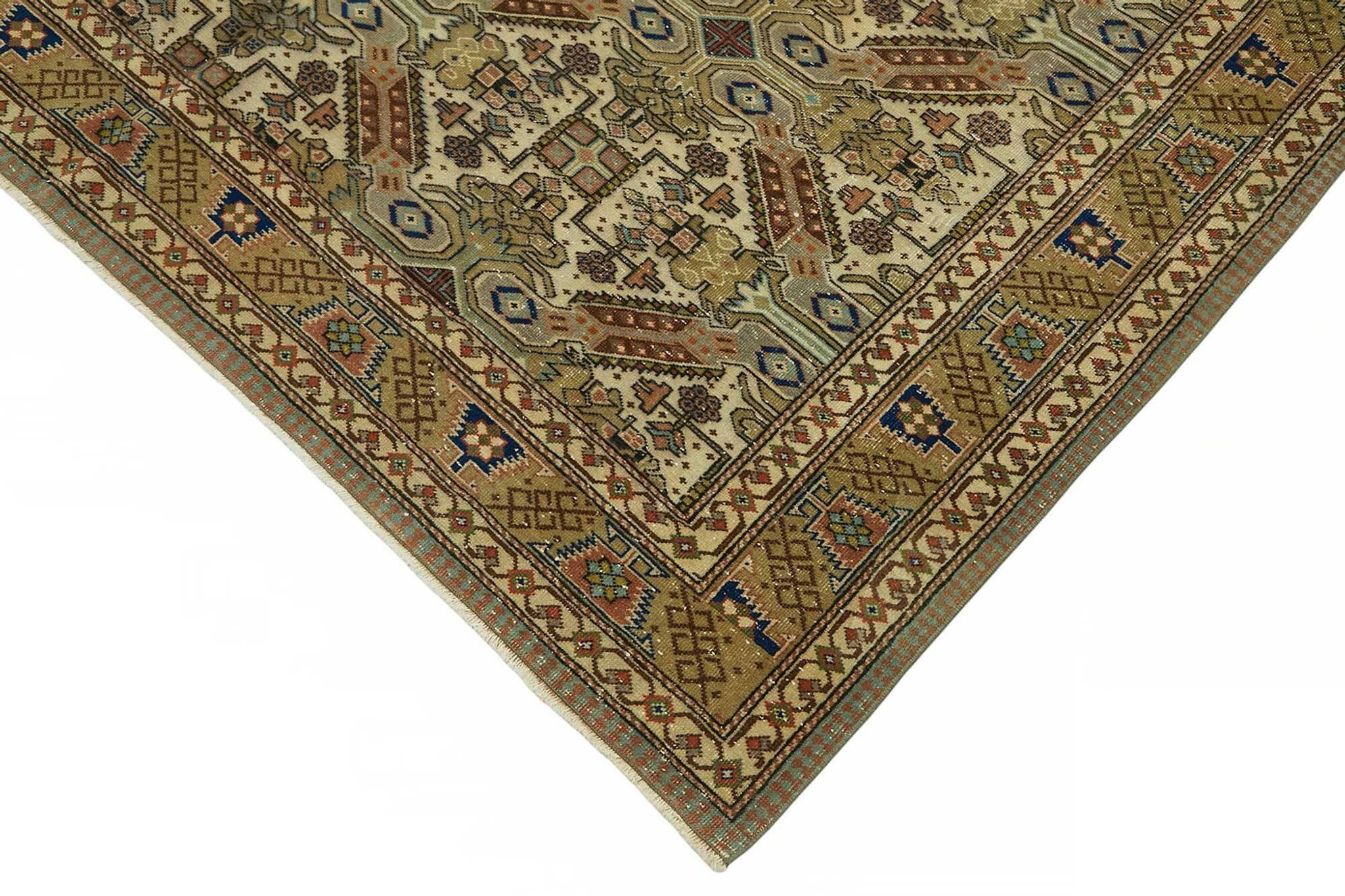 Tapis vintage en laine turque Kayseri
