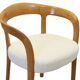 Chaise en bois et tissu