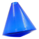 Cobalt blue glass spinning top vase - Salviati Murano