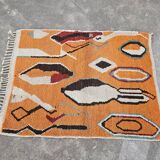 Moroccan rug 100% wool, handmade, 250x150 cm, superior quality.